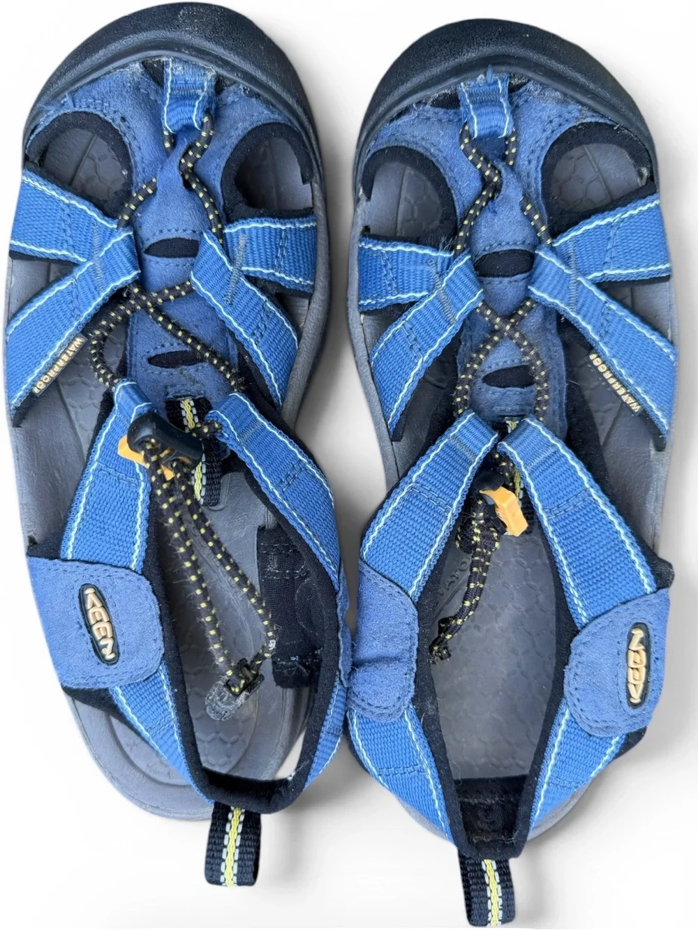 KEEN Newport H2 Waterproof Sport Sandals Blue Youth Kids Hiking Shoes